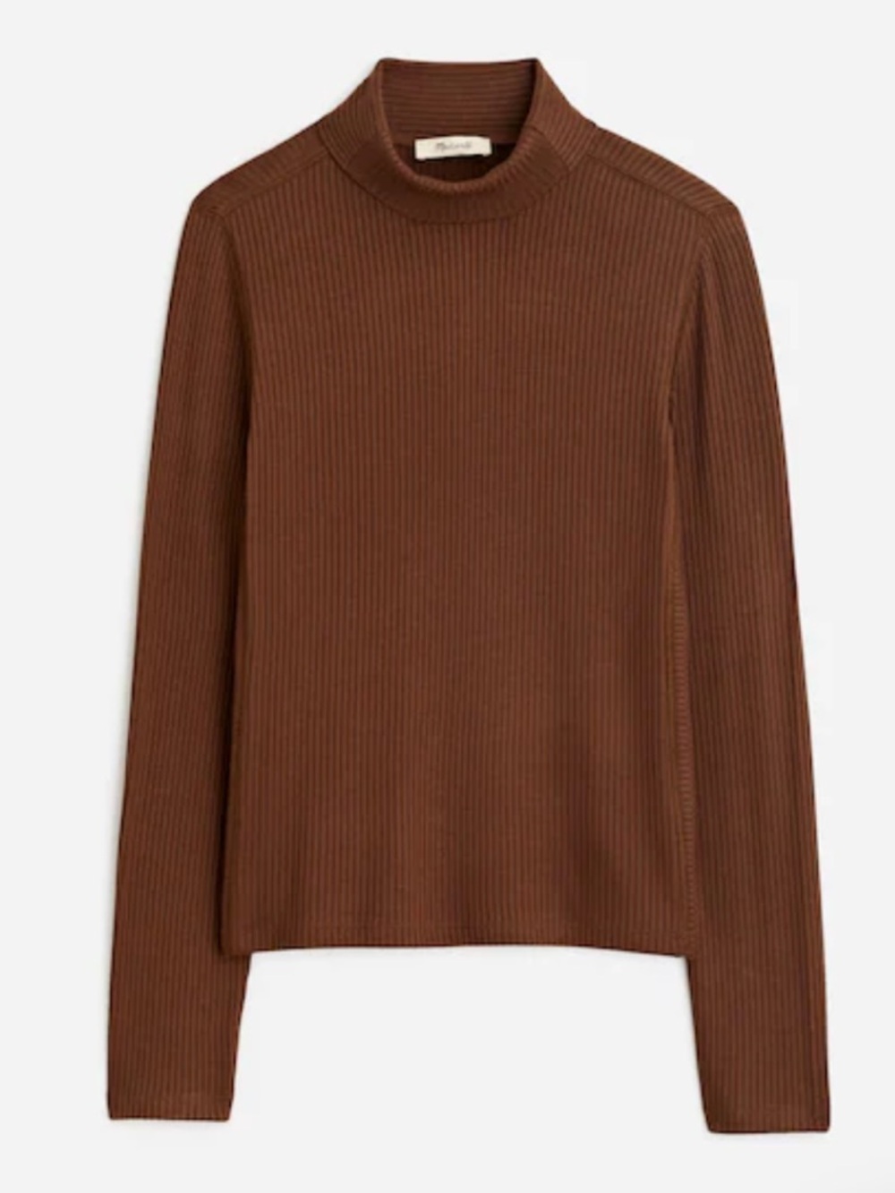 Madewell Ribbed Turtleneck Long-Sleeve Tee